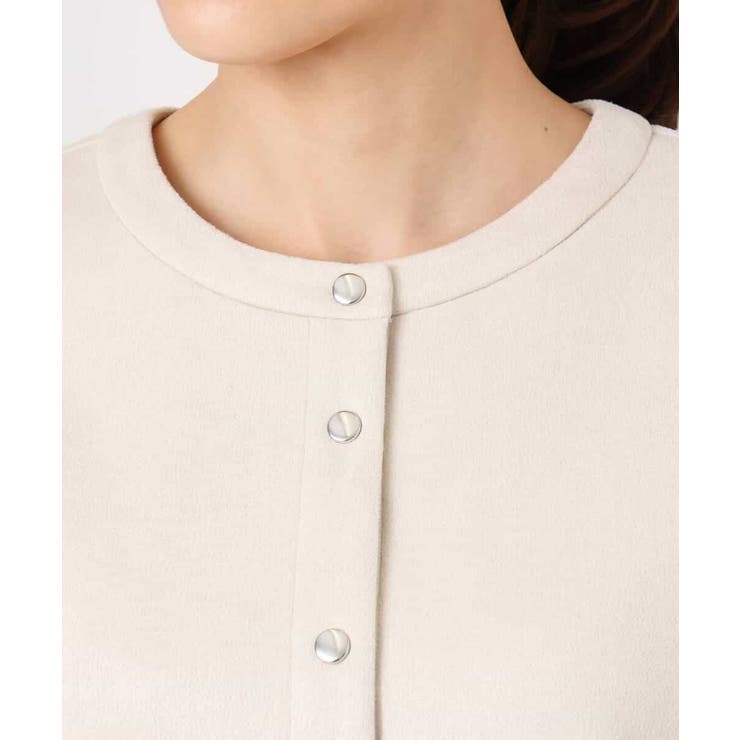 フェイクスウェード ドット釦ジャケット/洗える | MK MICHEL KLEIN | 詳細画像17 