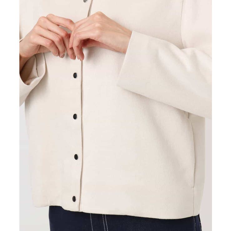 フェイクスウェード ドット釦ジャケット/洗える | MK MICHEL KLEIN | 詳細画像19 