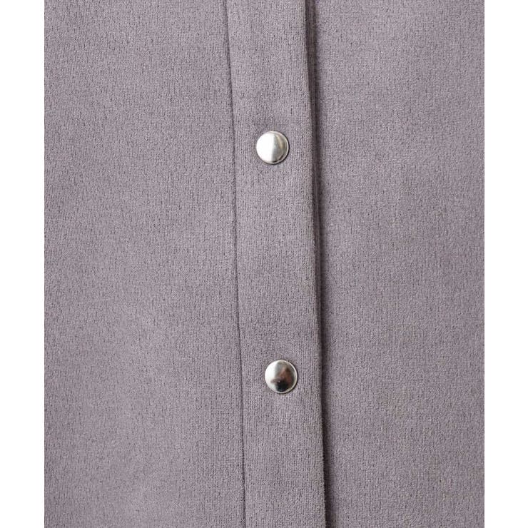 フェイクスウェード ドット釦ジャケット/洗える | MK MICHEL KLEIN | 詳細画像24 