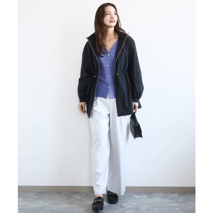 2wayタイプライターミドル丈ブルゾン/洗える | MK MICHEL KLEIN | 詳細画像29 