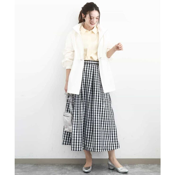 2wayタイプライターミドル丈ブルゾン/洗える | MK MICHEL KLEIN | 詳細画像3 