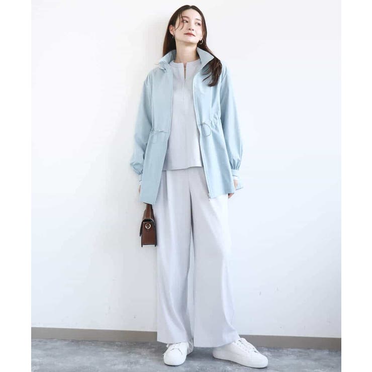 2wayタイプライターミドル丈ブルゾン/洗える | MK MICHEL KLEIN | 詳細画像5 