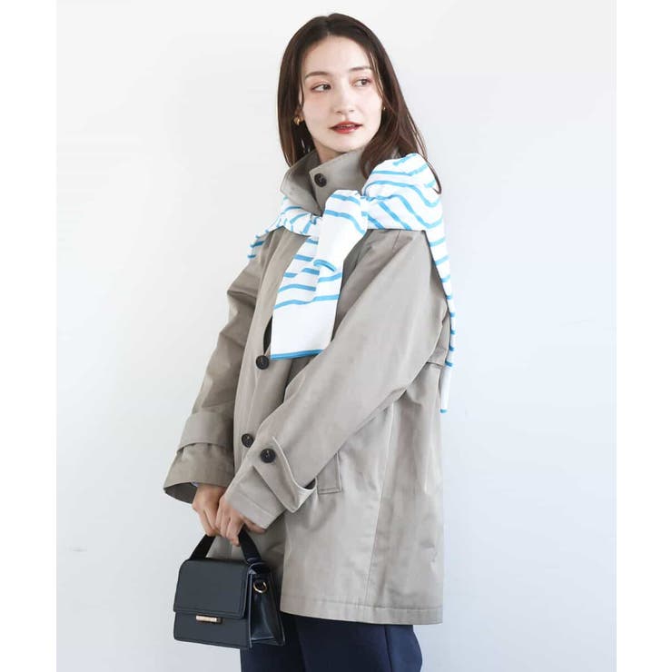 モカ | テントライン ツイルコート/洗える | MK MICHEL KLEIN