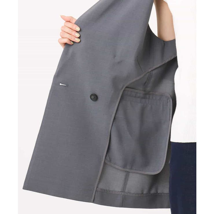 ダブルブレストジレ/洗える | MK MICHEL KLEIN | 詳細画像26 