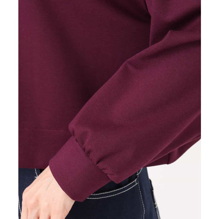 バッグファスナーデザイン ポンチカットソー/洗える | MK MICHEL KLEIN | 詳細画像21 