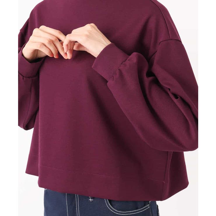 バッグファスナーデザイン ポンチカットソー/洗える | MK MICHEL KLEIN | 詳細画像22 