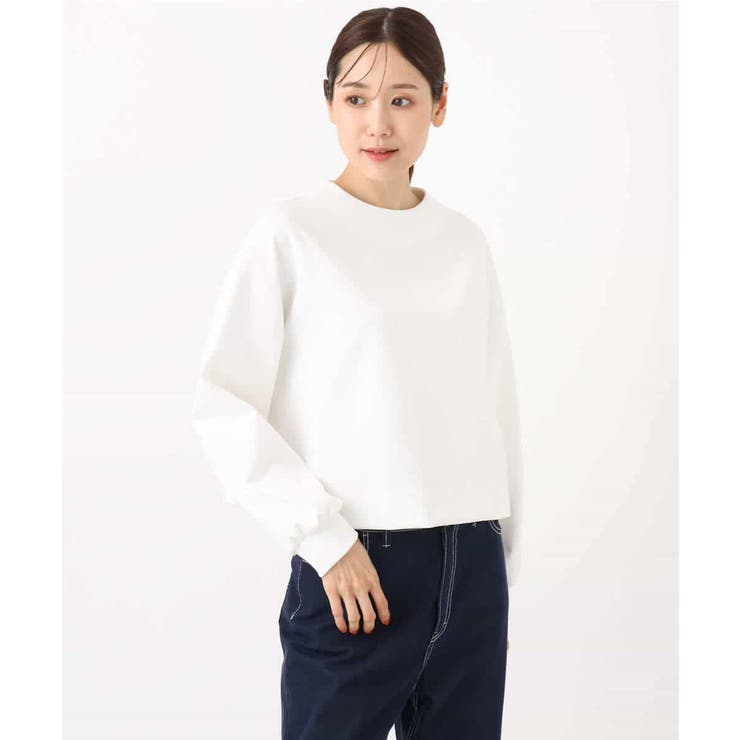 バッグファスナーデザイン ポンチカットソー/洗える | MK MICHEL KLEIN | 詳細画像24 