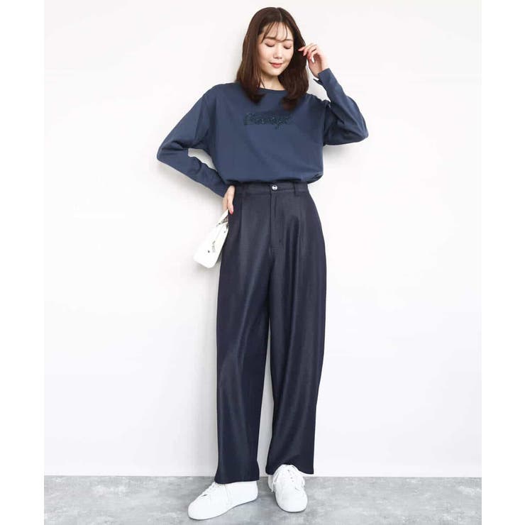 刺繍ロゴデザイン コットンロンT/洗える | MK MICHEL KLEIN | 詳細画像24 