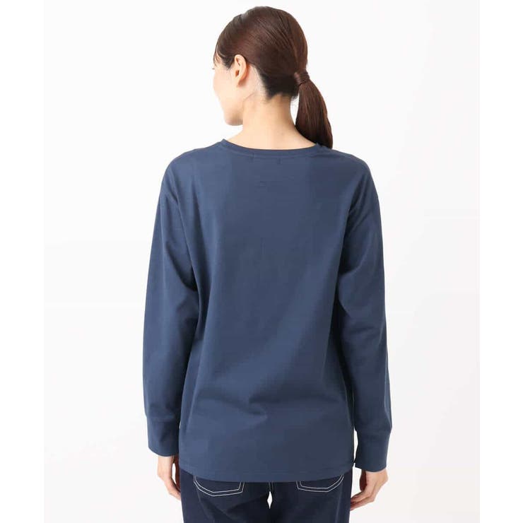 刺繍ロゴデザイン コットンロンT/洗える | MK MICHEL KLEIN | 詳細画像27 