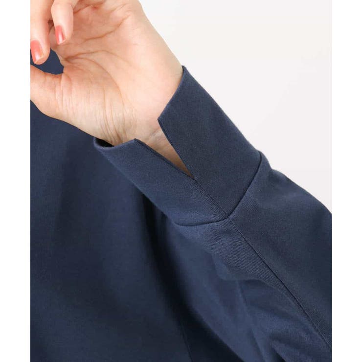 刺繍ロゴデザイン コットンロンT/洗える | MK MICHEL KLEIN | 詳細画像30 