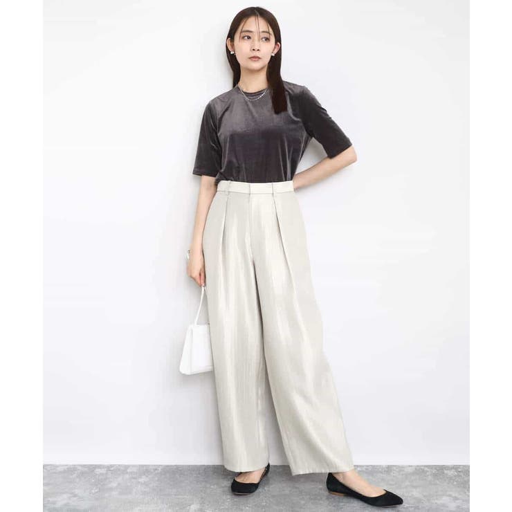 シアーベロアTシャツ/洗える | MK MICHEL KLEIN | 詳細画像11 