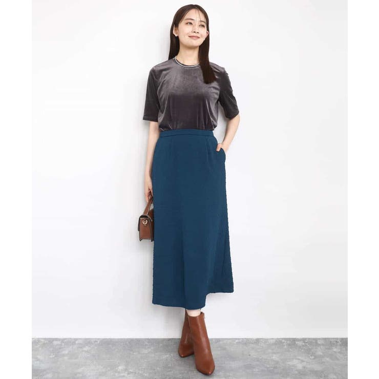 シアーベロアTシャツ/洗える | MK MICHEL KLEIN | 詳細画像18 