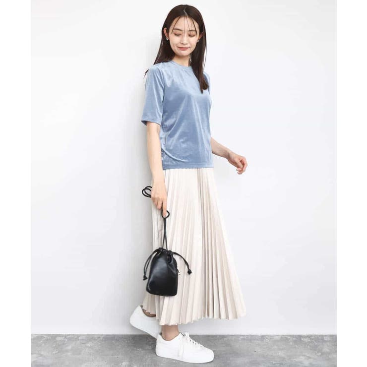 シアーベロアTシャツ/洗える | MK MICHEL KLEIN | 詳細画像5 