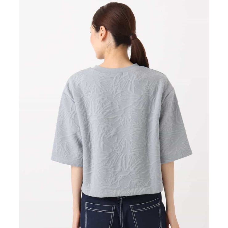 フクレジャガード五分袖プルオーバー/洗える | MK MICHEL KLEIN | 詳細画像12 