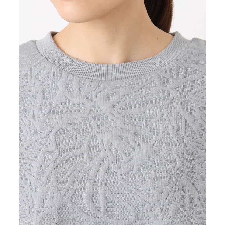 フクレジャガード五分袖プルオーバー/洗える | MK MICHEL KLEIN | 詳細画像13 