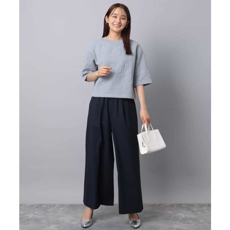 フクレジャガード五分袖プルオーバー/洗える | MK MICHEL KLEIN | 詳細画像9 