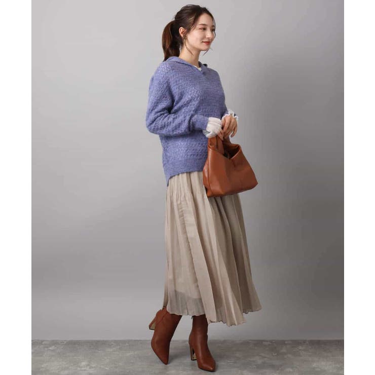 袖口チュールデザイン インナーカットソー/洗える | MK MICHEL KLEIN | 詳細画像10 