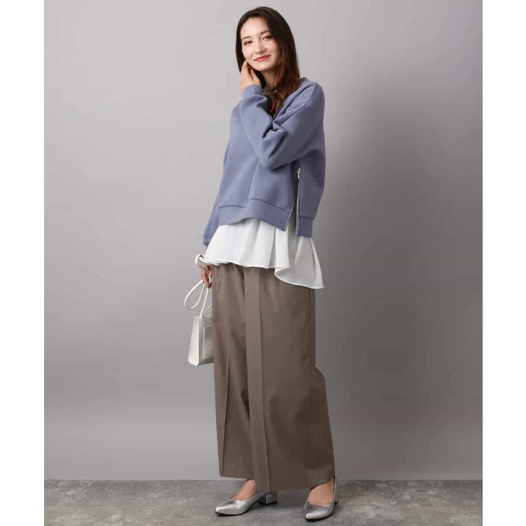 クロップド丈ダンボールプルオーバー/洗える | MK MICHEL KLEIN | 詳細画像15 