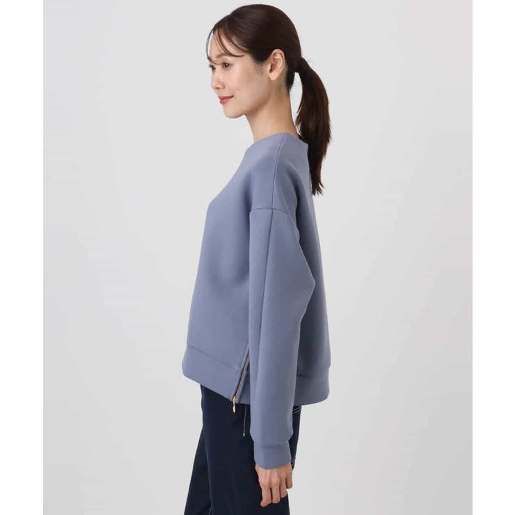 クロップド丈ダンボールプルオーバー/洗える | MK MICHEL KLEIN | 詳細画像18 