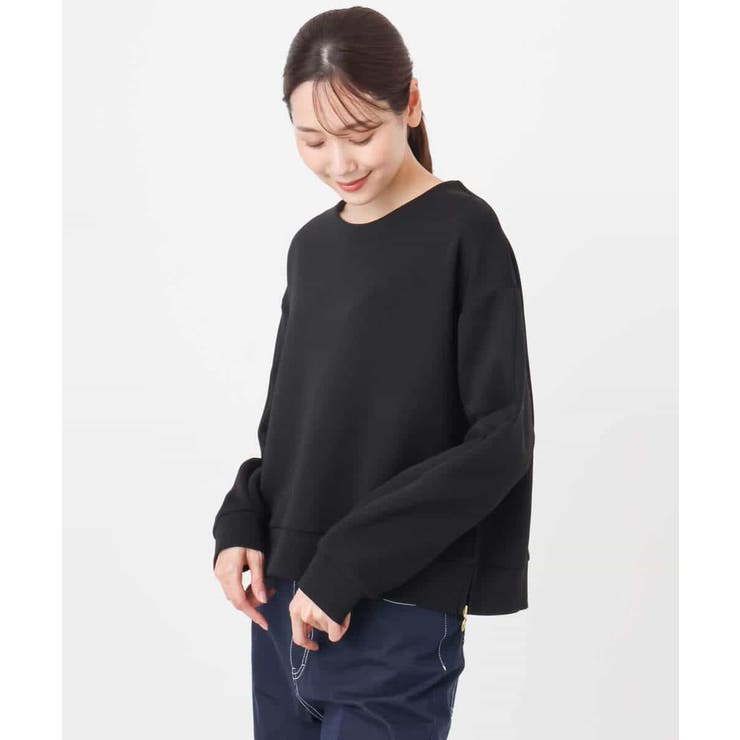 クロップド丈ダンボールプルオーバー/洗える | MK MICHEL KLEIN | 詳細画像27 