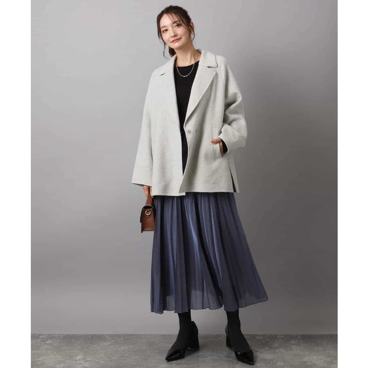 クロップド丈ダンボールプルオーバー/洗える | MK MICHEL KLEIN | 詳細画像6 