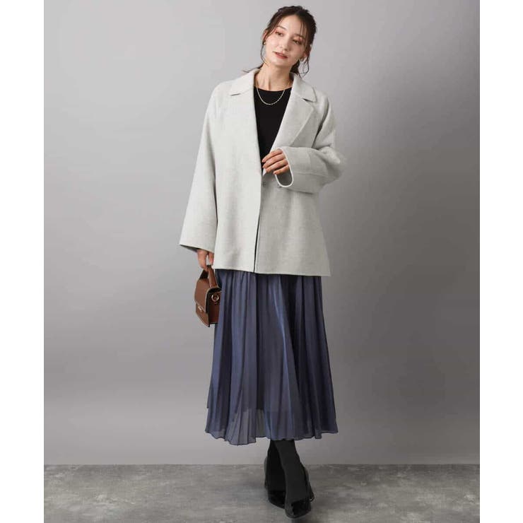 クロップド丈ダンボールプルオーバー/洗える | MK MICHEL KLEIN | 詳細画像8 