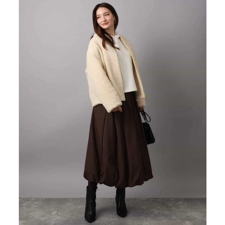 クロップド丈ダンボールフーディー/洗える | MK MICHEL KLEIN | 詳細画像18 