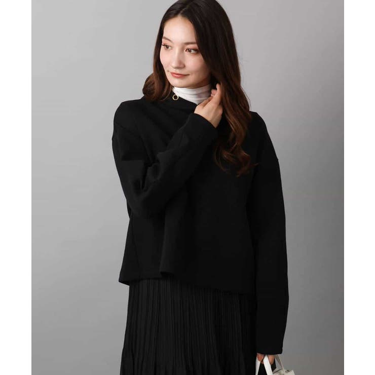 クロップド丈ダンボールフーディー/洗える | MK MICHEL KLEIN | 詳細画像2 