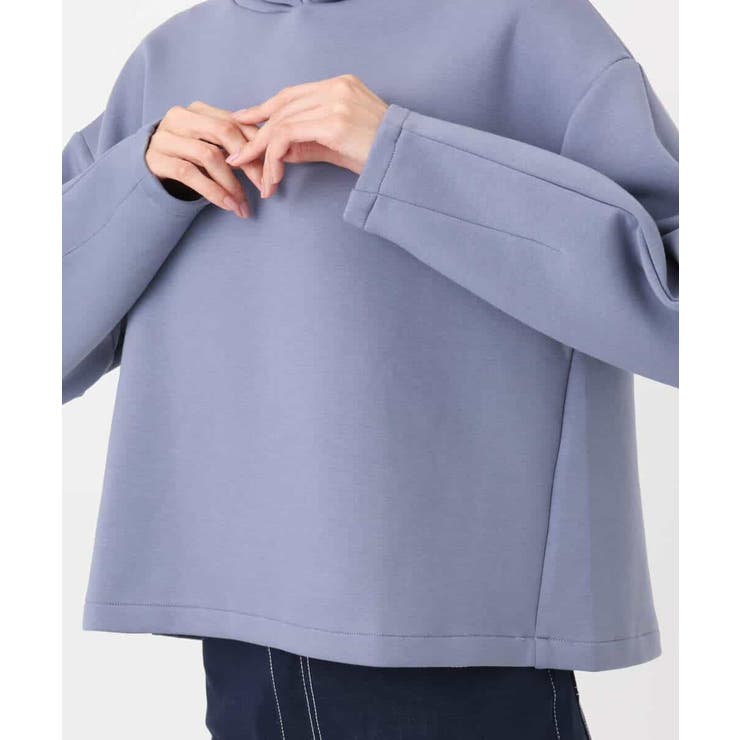 クロップド丈ダンボールフーディー/洗える | MK MICHEL KLEIN | 詳細画像33 