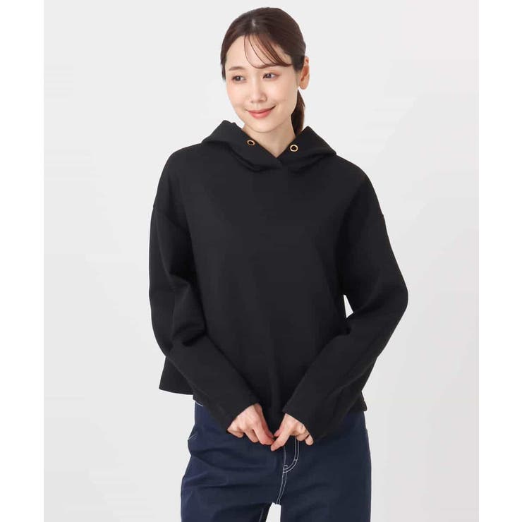 クロップド丈ダンボールフーディー/洗える | MK MICHEL KLEIN | 詳細画像35 