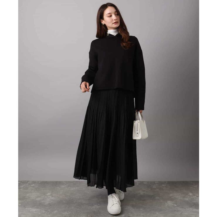 クロップド丈ダンボールフーディー/洗える | MK MICHEL KLEIN | 詳細画像5 