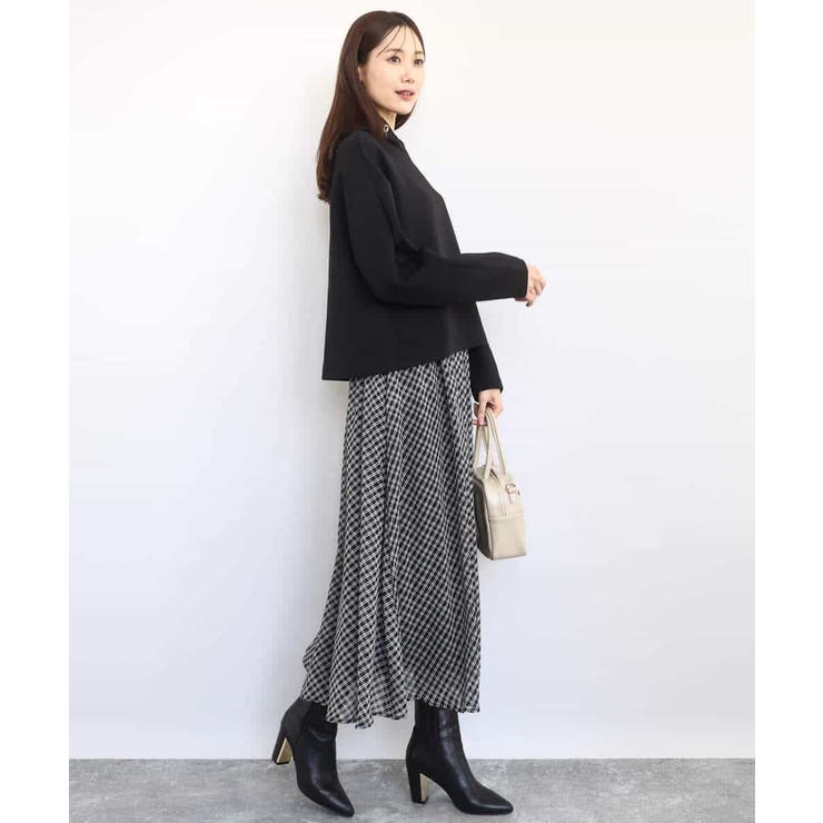 クロップド丈ダンボールフーディー/洗える | MK MICHEL KLEIN | 詳細画像7 