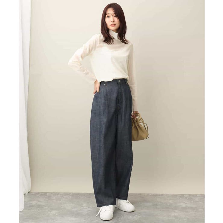 キラキラシアーハイネックカットソー/洗える | MK MICHEL KLEIN | 詳細画像10 