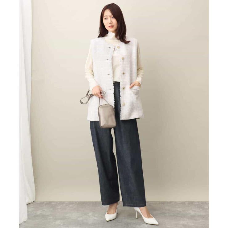 キラキラシアーハイネックカットソー/洗える | MK MICHEL KLEIN | 詳細画像17 