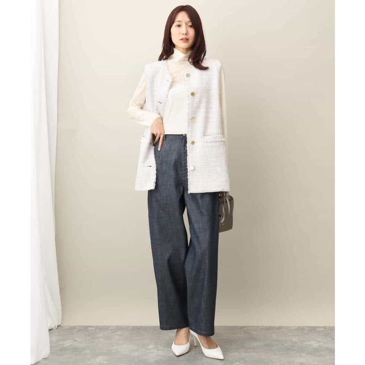 キラキラシアーハイネックカットソー/洗える | MK MICHEL KLEIN | 詳細画像18 