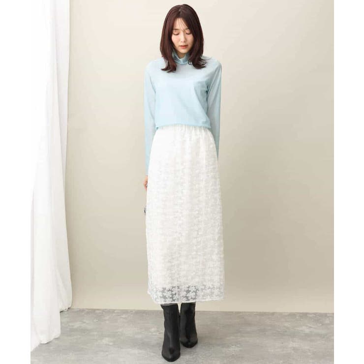 キラキラシアーハイネックカットソー/洗える | MK MICHEL KLEIN | 詳細画像21 