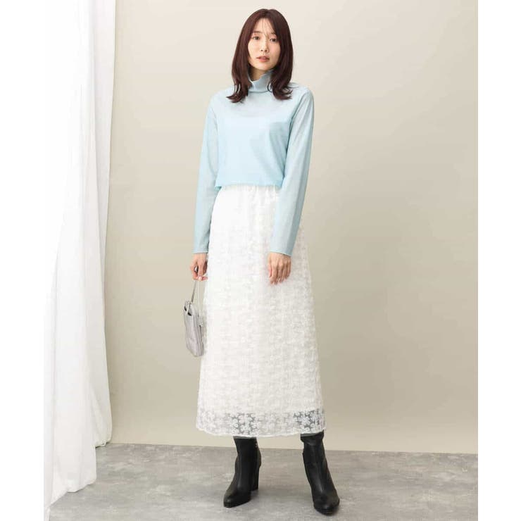 キラキラシアーハイネックカットソー/洗える | MK MICHEL KLEIN | 詳細画像22 