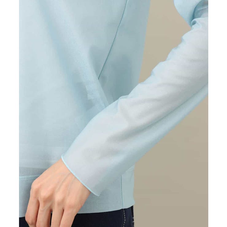 キラキラシアーハイネックカットソー/洗える | MK MICHEL KLEIN | 詳細画像32 