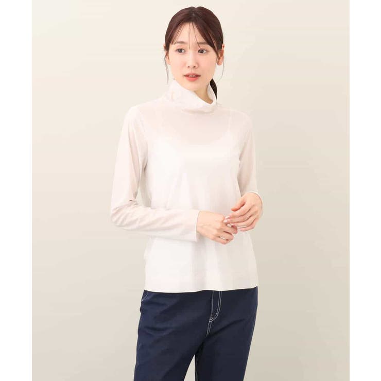 キラキラシアーハイネックカットソー/洗える | MK MICHEL KLEIN | 詳細画像35 