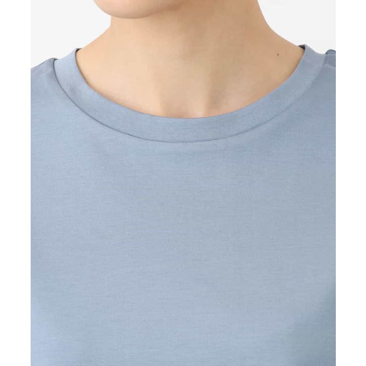 シアー切替えランタンスリーブカットソー/接触冷感/洗える | MK MICHEL KLEIN | 詳細画像25 