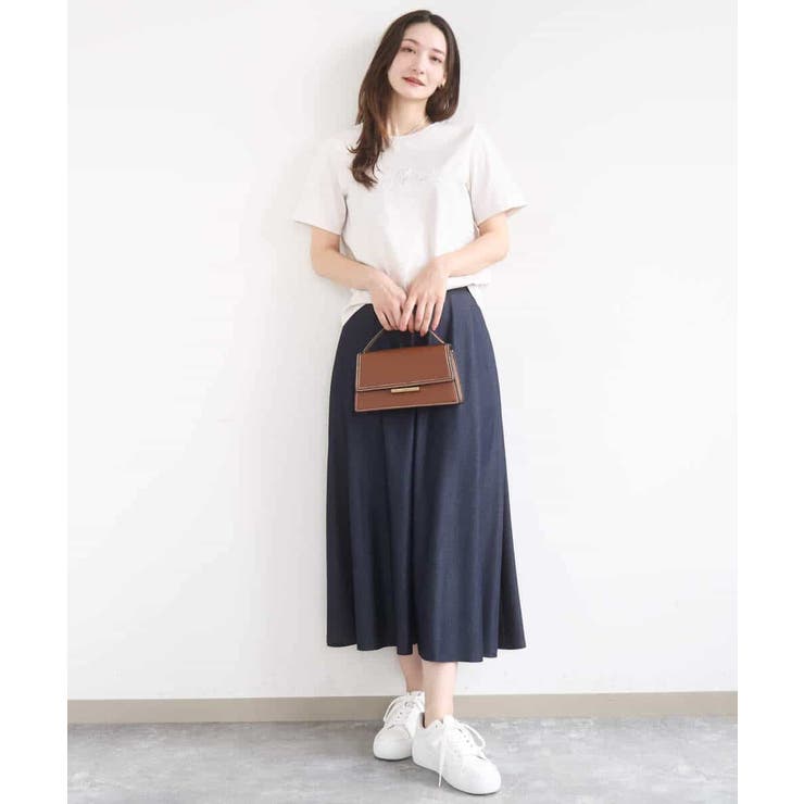 ビーズ刺繍ロゴTシャツ/洗える | MK MICHEL KLEIN | 詳細画像10 