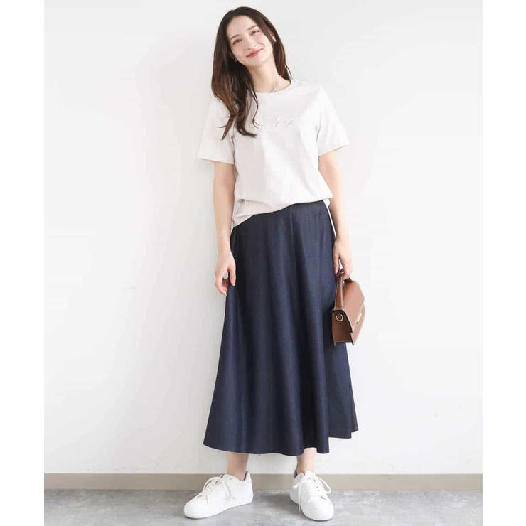 ビーズ刺繍ロゴTシャツ/洗える | MK MICHEL KLEIN | 詳細画像11 