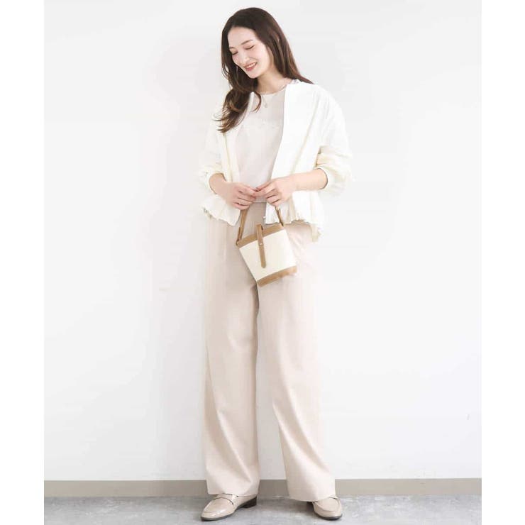 ビーズ刺繍ロゴTシャツ/洗える | MK MICHEL KLEIN | 詳細画像17 