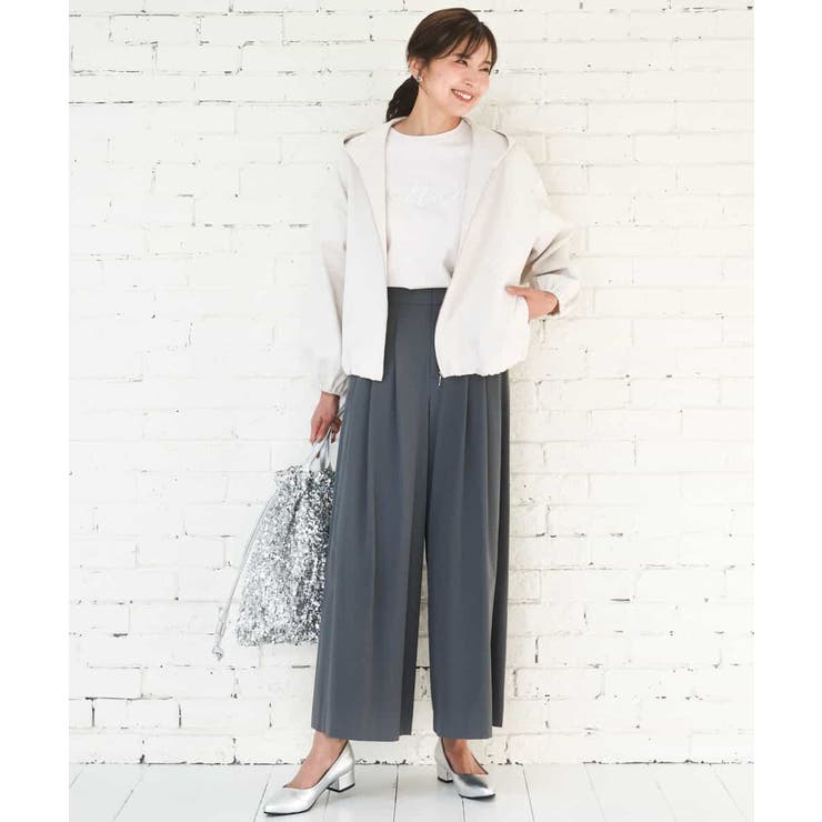 ビーズ刺繍ロゴTシャツ/洗える | MK MICHEL KLEIN | 詳細画像24 