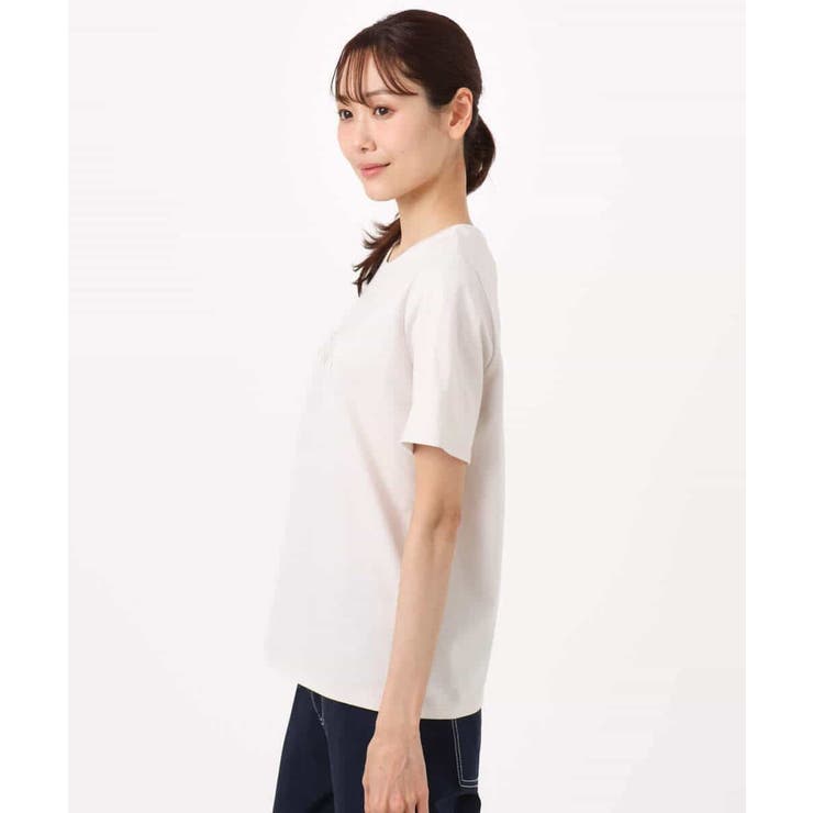 ビーズ刺繍ロゴTシャツ/洗える | MK MICHEL KLEIN | 詳細画像30 