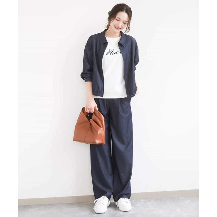 ビーズ刺繍ロゴTシャツ/洗える | MK MICHEL KLEIN | 詳細画像7 