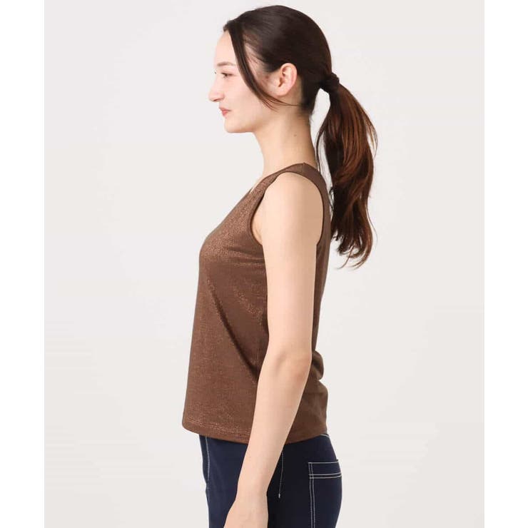 ラメタンクトップ/UVカット/洗える | MK MICHEL KLEIN | 詳細画像10 