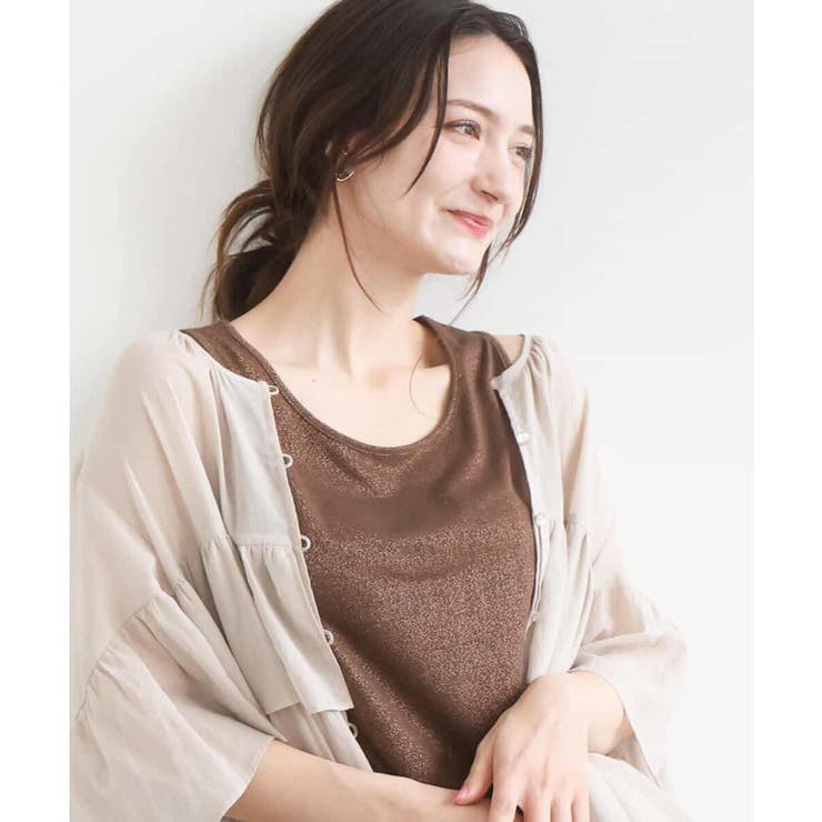 ラメタンクトップ/UVカット/洗える | MK MICHEL KLEIN | 詳細画像5 