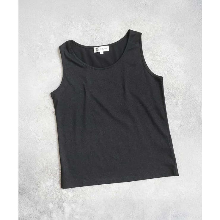 ブラック | ラメタンクトップ/UVカット/洗える | MK MICHEL KLEIN