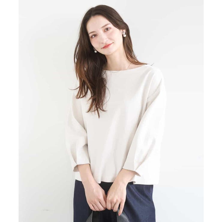 コットンポンチカットソー/洗える | MK MICHEL KLEIN | 詳細画像6 